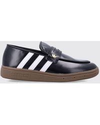adidas Originals - Handball Spezial Leather Loafers With 3-Stripes Logo - Lyst
