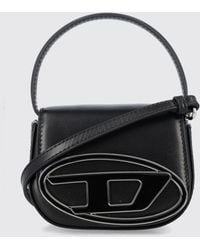 DIESEL - 1Dr Small Monogram Leather Handbag With Oval D Logo - Lyst