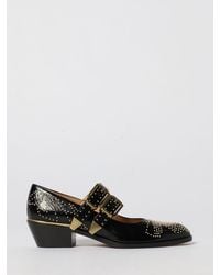 Chloé - Chlo&Eacute Susanna Mary Jane Aus Leder Mit Mikro-Nieten - Lyst