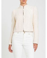 Twinset - Bouclé Jacket With Sequins - Lyst
