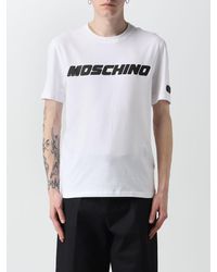 Moschino - T-shirt in cotone stretch - Lyst