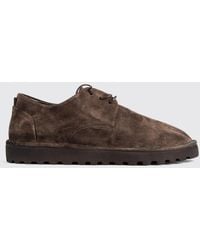 Marsèll - Sancrispa Alta Pomice Suede Derby Shoes With High Sole - Lyst
