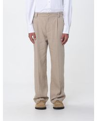Jacquemus - Linen Blend Wide Leg Trousers - Lyst
