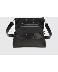 Maison Margiela - City Grained Leather Crossbody Bag With Four Stitches - Lyst