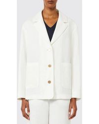 Max Mara - Single-Breasted Linen Blazer - Lyst