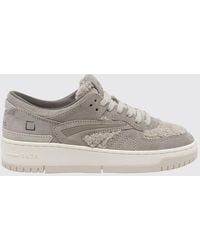 Date - Torneo Suede Low-Top Trainers With Shearling Inserts And Logo - Lyst