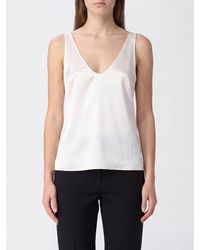 Tom Ford - Off-The-Shoulder Pure Silk Top With A U-Neckline - Lyst