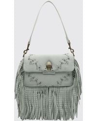 Kurt Geiger - Oxford Fringed Rhinestone Leather Mini Shoulder Bag - Lyst