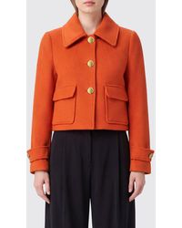 P.A.R.O.S.H. - Single-Breasted Short Coat P.A.R.O.S.H - Lyst
