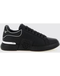 Philipp Plein - Phantom Kick$ Leather Sneakers - Lyst