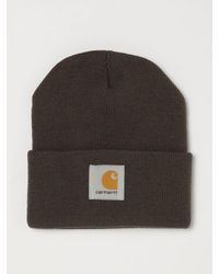 Carhartt - Acrylic Beanie Hat With Cuffed Brim And Embroidered Logo - Lyst