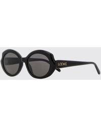 Loewe - Acetate Cat-Eye Sunglasses With Lettering Logo - Lyst