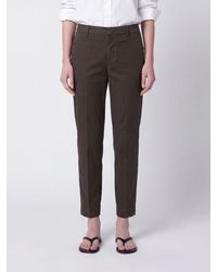 PT Torino - High-Waisted Skinny Trousers - Lyst