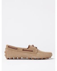Tod's - Gommino Suede Loafer - Lyst