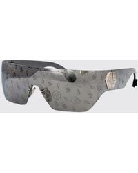 Philipp Plein - Shield Sunglasses Skull Print - Lyst