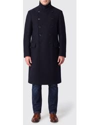 Tom Ford - Abrigo Largo De Doble Botonadura De Pura Lana Con Cuello Alto - Lyst