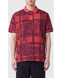 Vivienne Westwood - Slim Fit Orb Logo Abstract Print Cotton Polo - Lyst