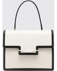 Tom Ford - Aube Bicolor Leather And Canvas Handbag - Lyst