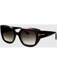 Tom Ford - Ft1192/S Saltzman Acetate Sunglasses By - Lyst
