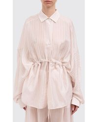 Thelatest - Dalila Striped Muslin Shirt - Lyst