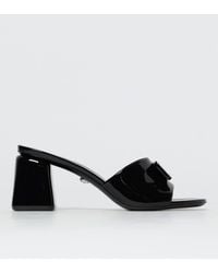 Versace - Theia Patent Leather Mules - Lyst