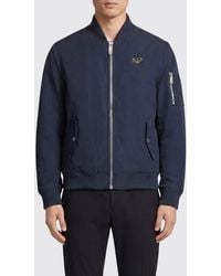 Philipp Plein - Technical Fabric Bomber Jacket With Contrasting Logo And Zip Closure - Lyst