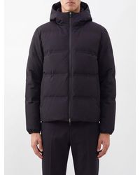 Herno - Quilted Water-Repellent Stretch Nylon Hooded Down Jacket - Lyst