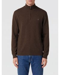 Polo Ralph Lauren - Half-Zip Wool Turtleneck Jumper With Pony Logo - Lyst