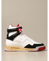 maison margiela red high top