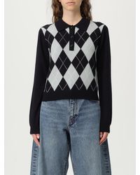 FRAME - Polo A Rombi - Lyst