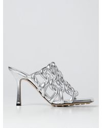 Bottega Veneta - Leather Stretch Mules - Lyst