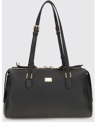 Dolce & Gabbana - Dolce &Amp Gabbana Vittoria Grained Calfskin Shoulder Bag - Lyst