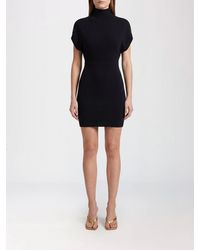 Alaïa - Silk Blend Mini Dress - Lyst