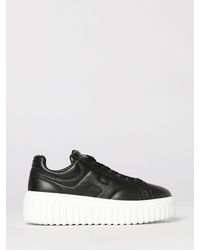 Hogan - H-Stripes Nappa Leather Sneakers - Lyst