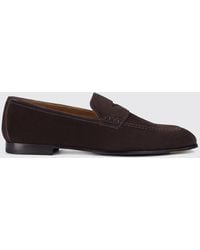 Doucal's - Suede Loafer - Lyst