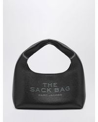 Marc Jacobs - The Mini Sack Bag Aus Genarbtem Leder - Lyst