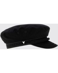 Fendi - Vintage-Style Cotton Newsboy Cap With Rigid Visor - Lyst