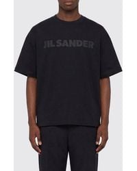 Jil Sander - Logo Cotton T-Shirt - Lyst