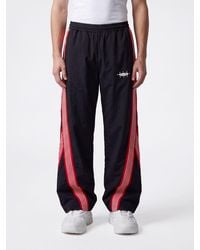 Barrow - Striped Jersey Jogging Trousers With Logo And Elasticated Waist - Lyst
