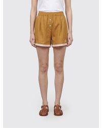 Marni - Linen Blend Shorts - Lyst