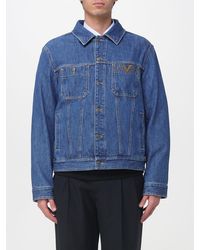 Valentino - Chaqueta Vaquera Vlogo - Lyst