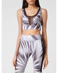 Philipp Plein - Cropped Sports Top - Lyst