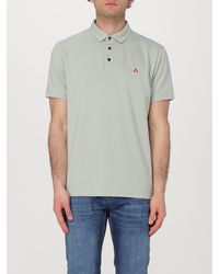 Peuterey - Cotton Blend Polo Shirt With Logo - Lyst