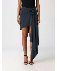 Magda Butrym - Asymmetric Skirt With Flower - Lyst