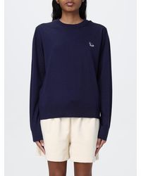 Maison Kitsuné - Merino Wool Crew Neck Sweater - Lyst