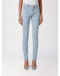 Philipp Plein - High-Waisted Skinny Stretch Denim Jeans - Lyst