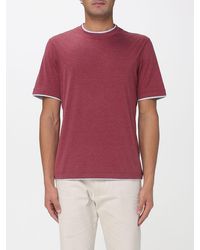 Brunello Cucinelli - Cotton And Silk T-Shirt - Lyst