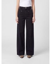 Isabel Marant - Lemony High-Waisted Wide-Leg Jeans - Lyst