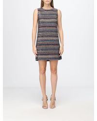 Missoni - Striped Sheath Mini Dress With Crew Neck - Lyst