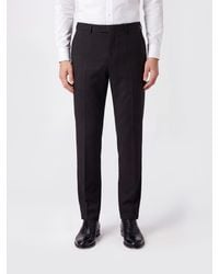 Lardini - Slim Fit Wool And Mohair Tailored Trousers - Lyst